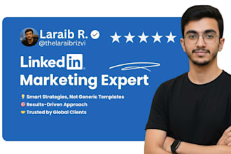 be your linkedin marketing manager for growth