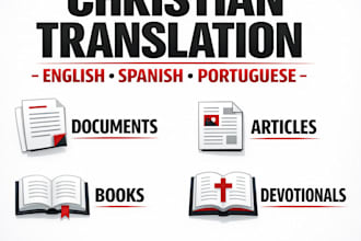 translate church and christian content accurately and naturally