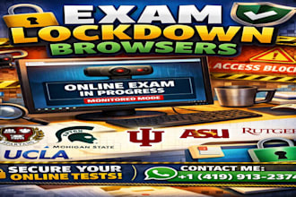 offer guidance on lockdown browser setup and exam readiness