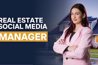 be your professional real estate social media manager