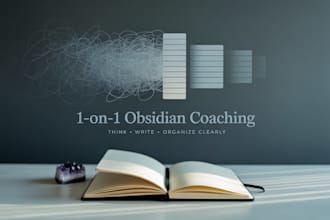 do 1 on 1 writing coach to master obsidian for your personal workflow