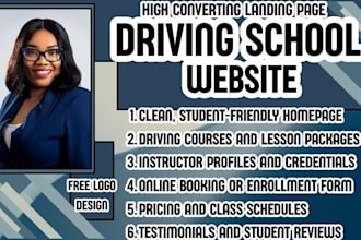 driving course website driving academy website driving school enrollment website