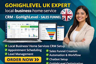 gohighlevel home service CRM home service lead generation local service business