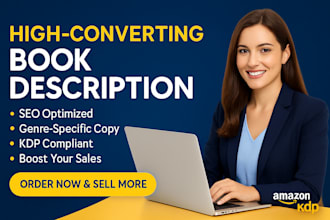 craft a compelling book description and blurb