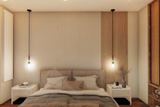 design a contemporary home interior with realistic 3d renders