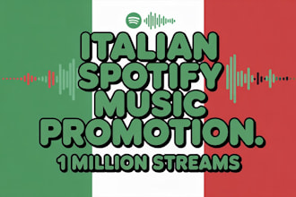 do spotify music promotion in italy