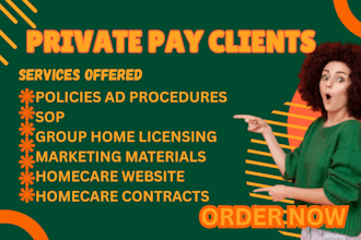 write group home and home care policy manual and transitional living sops