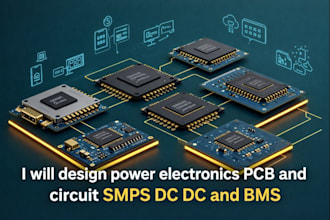 design power electronics pcb and circuit smps dc dc and bms