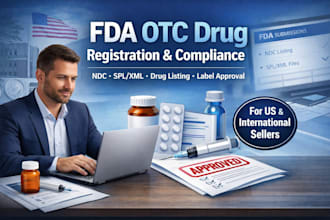 register fda otc drugs, create compliant labels, spl listing and ndc