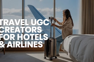 recruit travel ugc creator influencer for your hotel airline