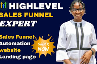 design gohighlevel website, workflows, funnels, forms, surveys and ghl setup
