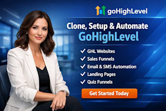 setup clone gohighlevel website ghl funnels automations landing page quiz expert