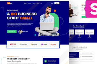 design and develop a website for your business using statamic cms
