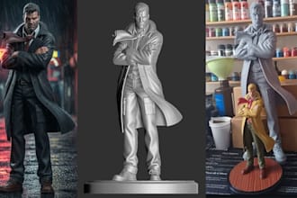 convert 2d image to 3d model, sketch drawing logo photo to stl for 3d printing
