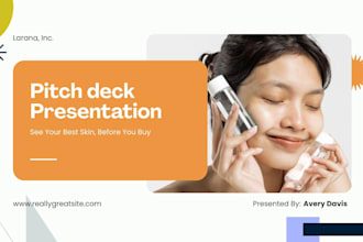 design pitch deck for telemedicine startup, medtech, cbd brand, herbal wellness
