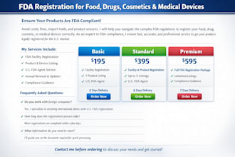 do fda registration for food drug cosmetic and medical devices