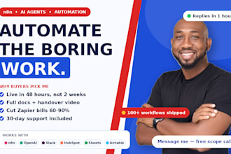 fix n8n automation, n8n ai agent, ai automation, custom n8n workflow automation