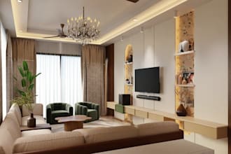design 3d living room,realistic interior rendering, furniture layout,walkthrough