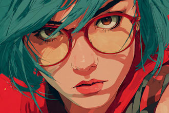 design custom vector illustrations, character and anime style art