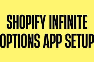 setup shopify infinite options easify globo variant revy swatch king hulk tepo