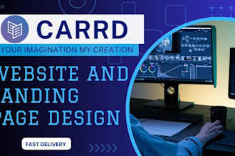 design carrd website and carrd landing page