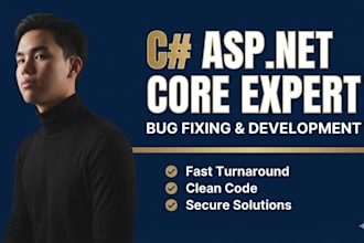 fix your csharp dotnet core bugs and entity framework errors