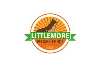 create a modern sleek superior logo for little more pets