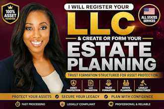 create or form your estate plan, llc formation structured for asset protection