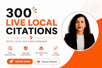 do 300 USA local citations and directory submission