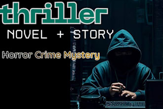ghostwrite your thriller novel, true crime story and sci fi