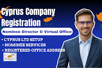 register your cyprus company with nominee director and virtual office