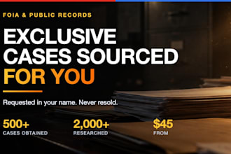 do foia research and source police bodycam footage for your channel