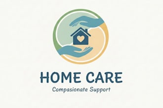 design a professional home care and healthcare logo