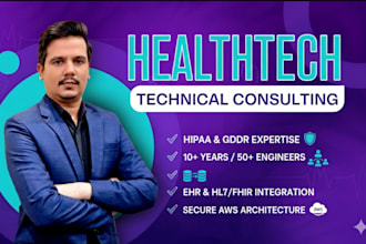 be your healthtech and healthcare saas technical consultant