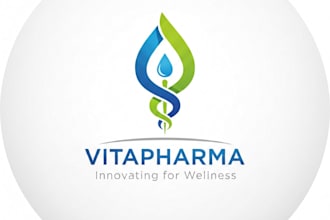 design a professional pharmaceutical and  medical logo