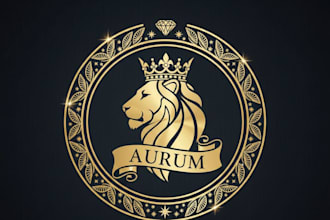 design a professional jewelry and luxury logo