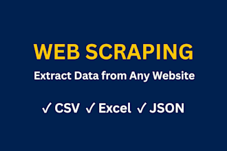 do web scraping, website scraping, and python web scraper