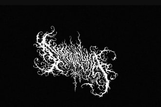 design a killer black metal and death metal logo for you