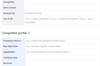 do market research and competitor analysis for your product