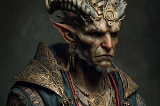 design fantasy character art and fantasy character art