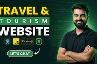 design a travel agency website with tour and hotel booking