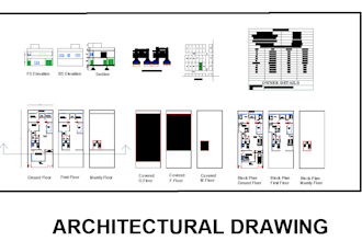 do professional 2d autocad drawings and layouts