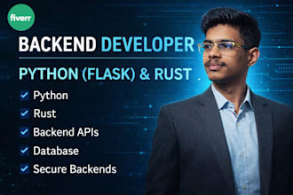 be your expert python developer for custom projects