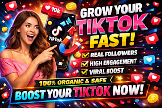 grow and promote tiktok account organically