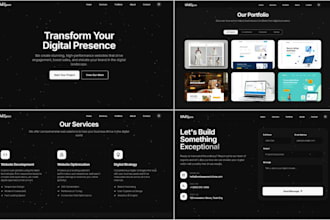 build a clean, modern website that converts visitors into customers