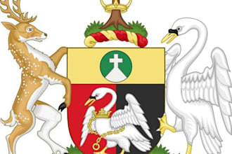 design a unique coat of arms, family crest, or heraldry logo