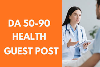 secure editorial health guest posts for SEO