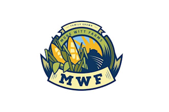 design colorful agriculture farm and corn business logo