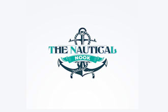design nautical themed rental condo logo