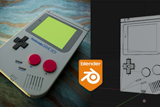 model hard surface objects for game development and film use